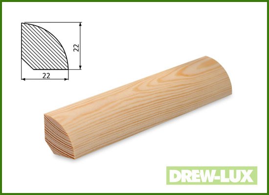 Ćwierćwałek sosnowy 2,1 x 2,1 (2,45-2,95)